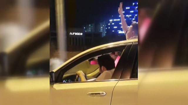 Bakırköy'de makas atan trafik magandası o anları kaydetti