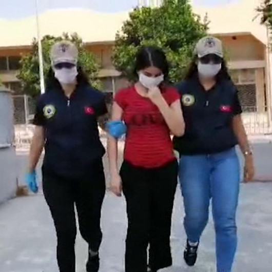 PKK/PYDli terörist Salih Müslümün yeğeni adliyeye sevk edildi