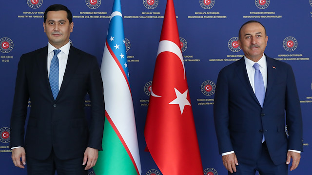 Mevlut Cavusoglu - Sardor Umurzakov meeting in Ankara

