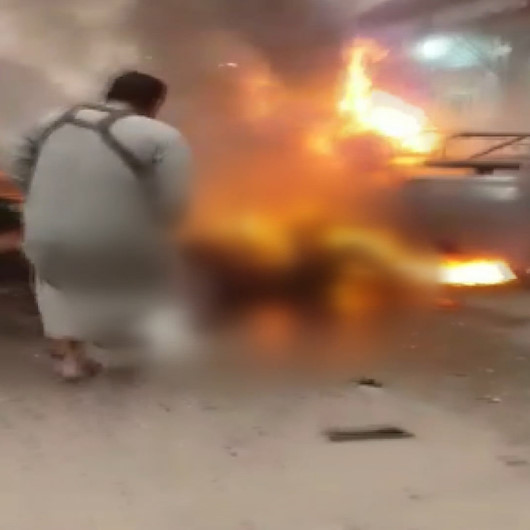 Rasulaynda bomba yüklü motosiklet patladı: Üç sivil yaralandı