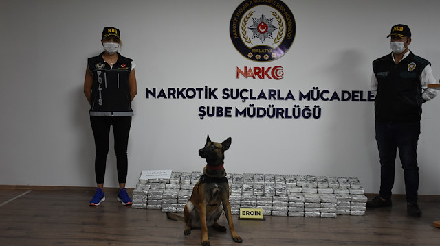 Police seize record 195 kg of heroin in Malatya