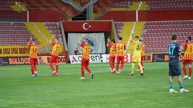 Kayserispor, Süper Lig'den düşen takımlardan bir tanesiydi.