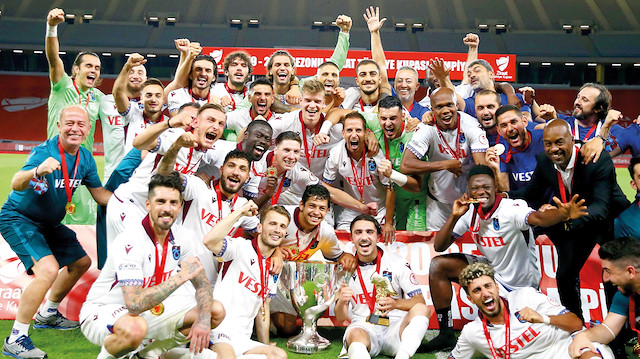 Trabzonspor Ziraat Türkiye Kupasını kazandı.