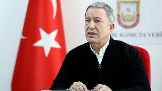 File photo: Turkish Defense Minister Hulusi Akar
