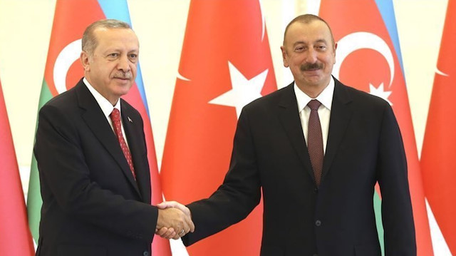 Cumhurbaşkanı Erdoğan ve Azerbaycan Cumhurbaşkanı Aliyev (Arşiv)