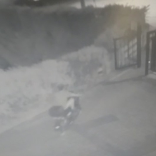 Önce keşif yaptı, sonra motosikleti çaldı