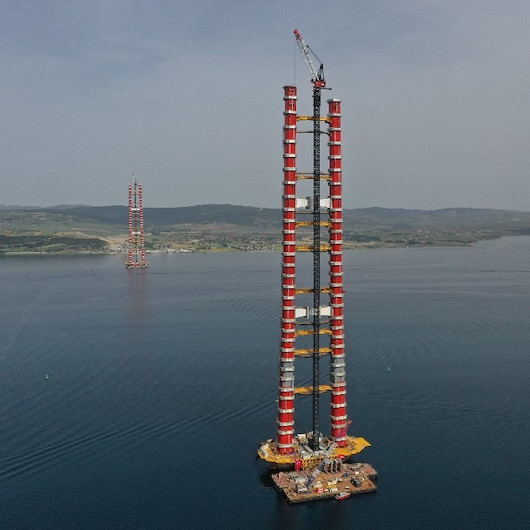 1915 Çanakkale Köprüsü’nde itme-sürme metodu uygulandı