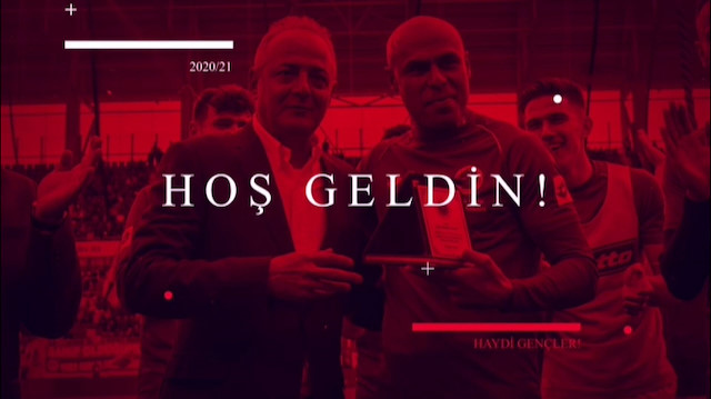 Gençlerbirliği yeni teknik direktörü Mert Nobre'yi paylaştığı video ile duyurdu