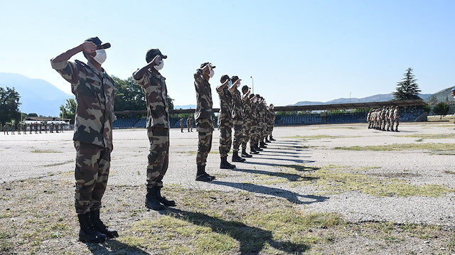 طلاب عسكريون ليبيون يواصلون تدريباتهم في تركيا