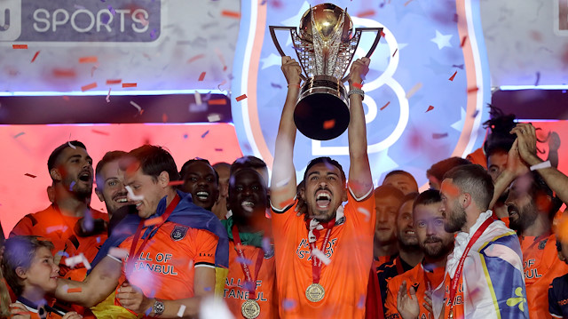 Medipol Basaksehir celebrates Turkish Super Lig title

