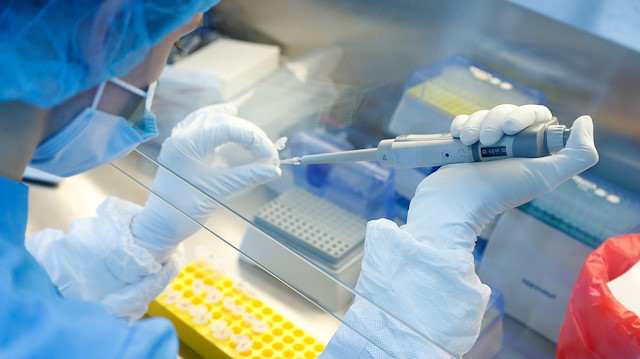 A scientist prepares samples during the research and development of a vaccine against the coronavirus disease (COVID-19) at a laboratory of BIOCAD biotechnology company in Saint Petersburg, Russia June 11, 2020.