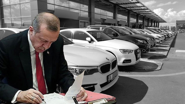 2. el araç satışına yönelik yönetmelik değişikliği için Cumhurbaşkanı Erdoğan'ın imzası bekleniyor.