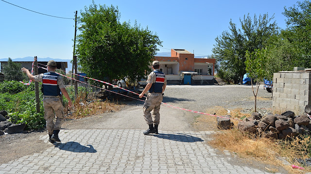 Gaziantep'te karantinaya alınan evler