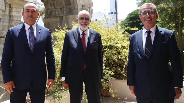 Dışişleri Bakanımız Çavuşoğlu - Libya Dışişleri Bakanı Siyala - Malta Dışişleri Bakanı Bartolo