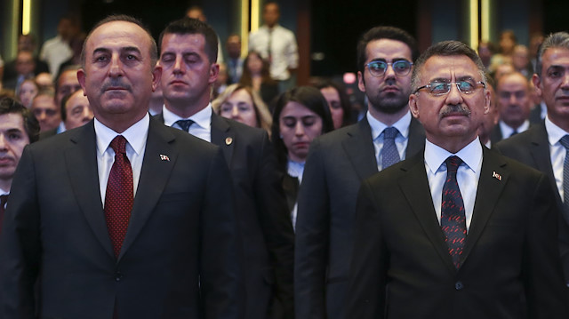 Turkish FM Mevlüt Çavuşoğlu & Turkish Vice President Fuat Oktay