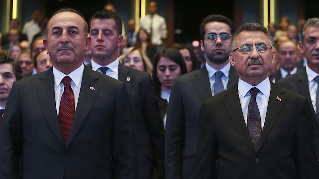 Turkish FM Mevlüt Çavuşoğlu & Turkish Vice President Fuat Oktay