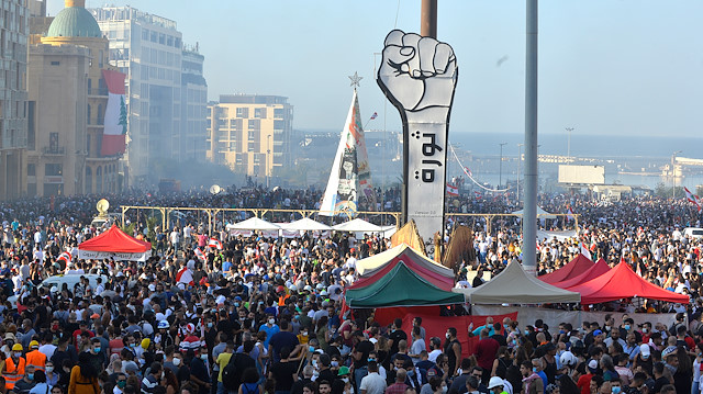 Anti-government protest in Lebanon

