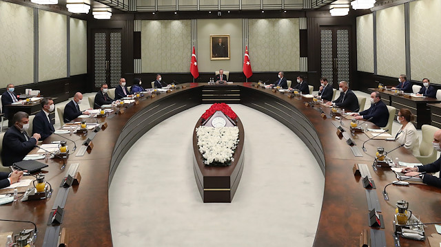 Kabine toplantısı Cumhurbaşkanı Erdoğan'ın başkanlığından toplandı