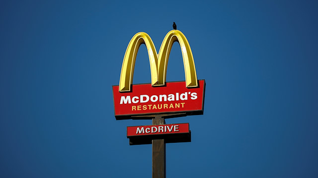 The McDonald's company logo 