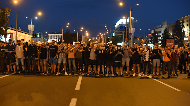 File photo: Demonstrations in Belarus

