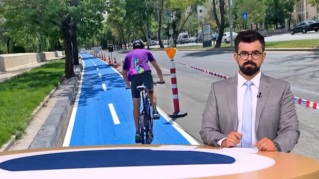 Alman DW kanalından Yavaş'ın 900 metrelik bisiklet yoluna övgü