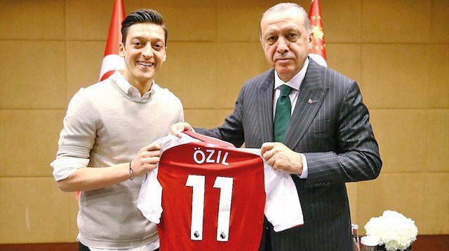 Cumhurbaşkanı Erdoğan ve Mesut Özil