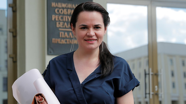 Belarusian opposition leader Svetlana Tikhanovskaya