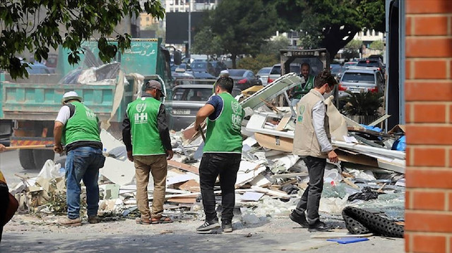 "الإغاثة التركية" تقدم مساعدات عاجلة لآلاف المتضررين من انفجار بيروت