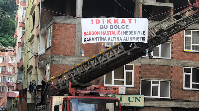 Trabzon’un Sürmene ilçesi Yemişli mahallesi şarbon nedeniyle karantinaya alındı.