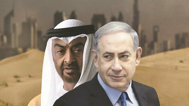 Muhammed bin Zayed ve Binyamin Netanyahu