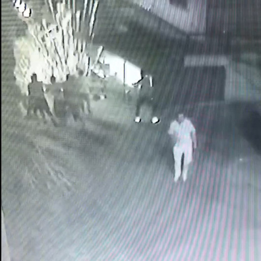 Büyükçekmecede bir kişinin öldüğü silahlı kavga kamerada