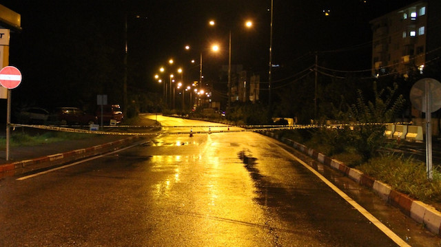  Giresun-Dereli-Sivas kara yolu ulaşıma kapandı.