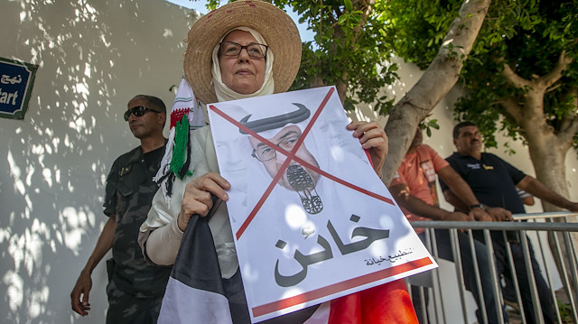 BAE-İsrail normalleşme anlaşması Tunus'ta protesto edilmişti. 

