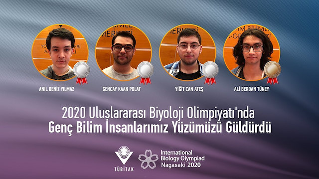 Türk öğrenciler madalyayla döndü.