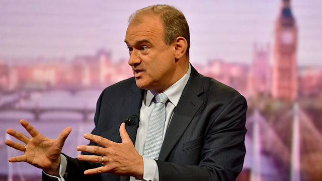 Britain's Acting Co-Leader of the Liberal Democrats Ed Davey 