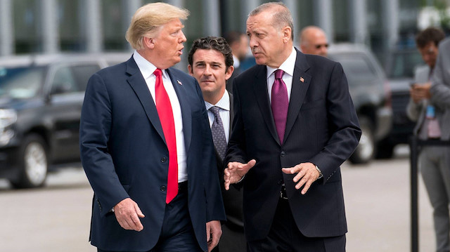 ABD Başkanı Donald Trump - Cumhurbaşkanı Recep Tayyip Erdoğan