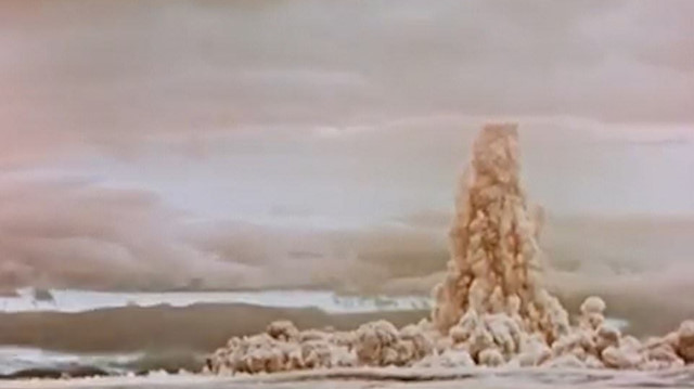 Rusya, dünyanın gördüğü en büyük nükleer patlamandan birisine ait görüntülerini yayınladı.
