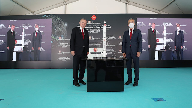 Thee opening ceremony of Turkey’s leading defense company Roketsan's production facility and research center in the capital Ankara