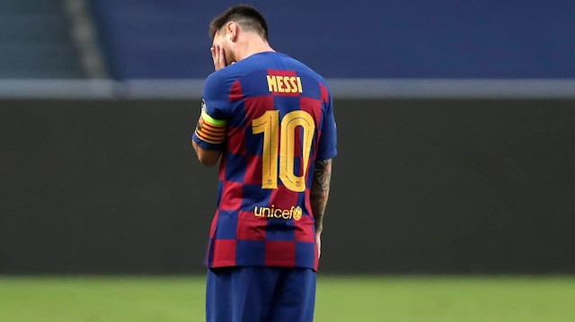 Lionel Messi, Bayern mağlubiyeti sonrasında takımdan ayrılmak istediğini bildirmişti.