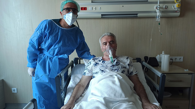 Alpaslan Özkan, 3 gün yoğun bakımda kaldıktan sonra entübe oldu. 