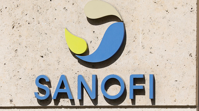 The logo of Sanofi is seen at the company's headquarters in Paris, France