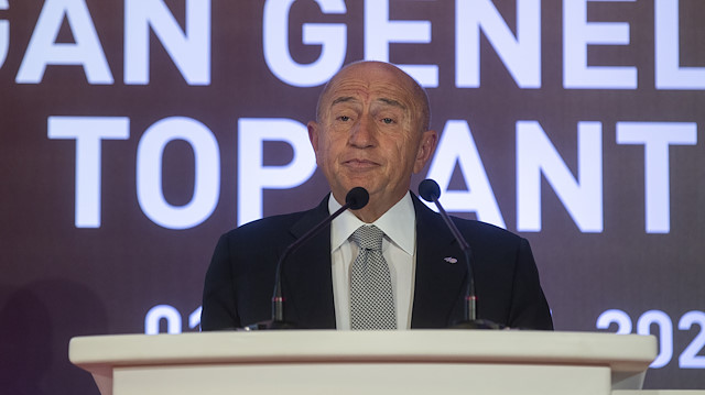 TFF Başkanı Nihat Özdemir, genel kurulda açıklamalarda bulundu.