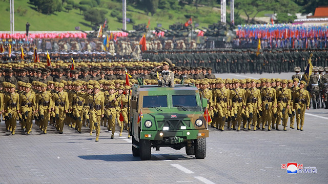 File photo: Soldiers attend a military parade marking the 70th anniversary of North Korea's foundation