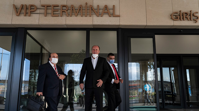 Muharrem İnce, İstanbul Havalimanı'nda gazetecilerin sorularını yanıtladı.