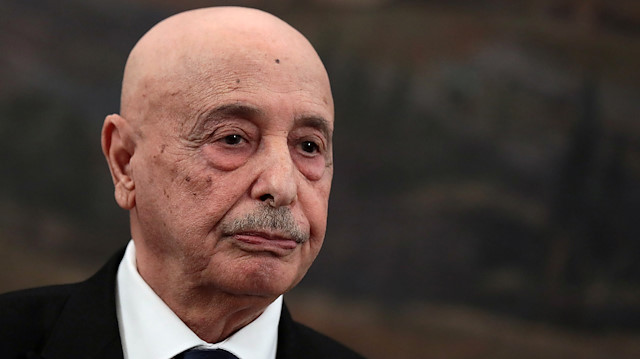 Libya's parliament speaker Aguila Saleh