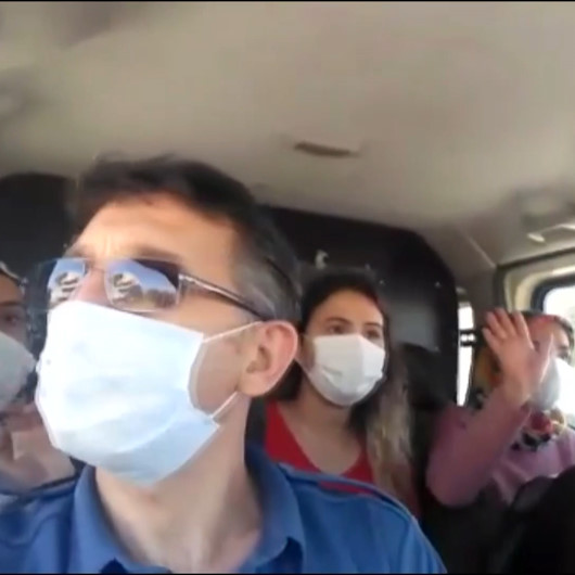 Polis ekipleri KPSS adaylarını sınava yetiştirdi