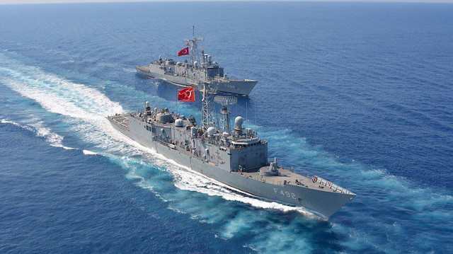Türk Deniz Kuvvetleri, Doğu Akdeniz'de teyakkuzda.