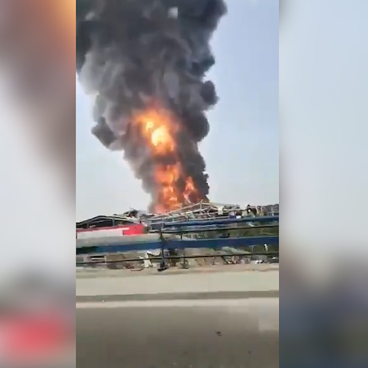 Beyrut Limanında bir yangın daha çıktı