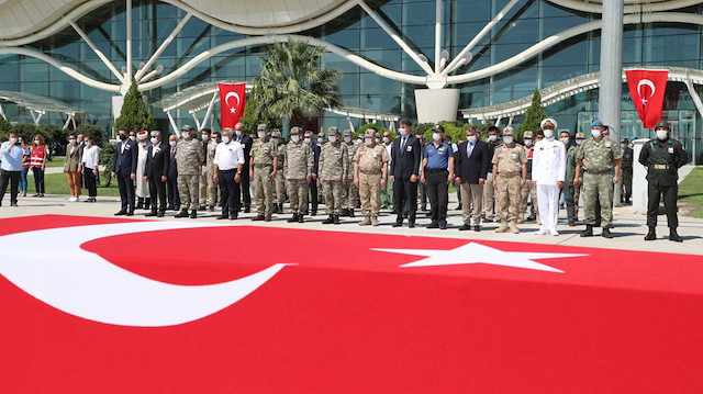 Tuğgeneral Sezgin Erdoğan'ın cenaze töreni