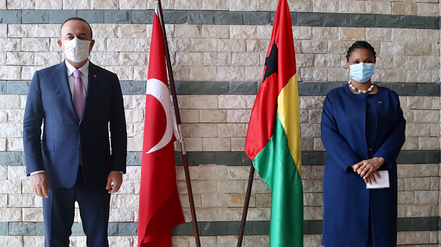 Turkish Foreign Minister Mevlut Cavusoglu visits Guinea-Bissau

